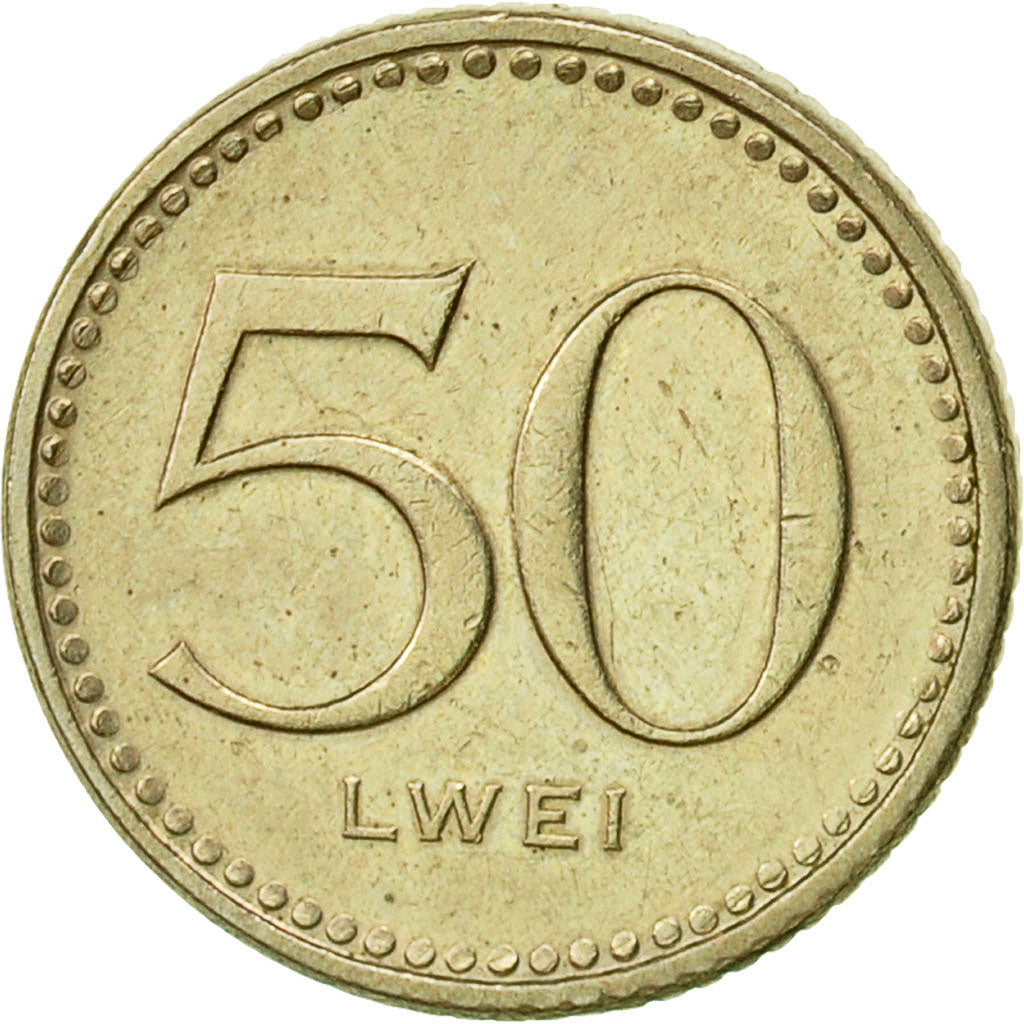 Coin, Angola, 50 Lwei, 1975, AU(50-53), Copper-nickel, KM:90