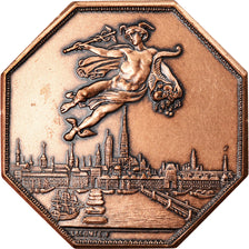 Frankreich, Token, Chambre de Commerce de Rouen, 1802, Lecomte, UNZ, Bronze