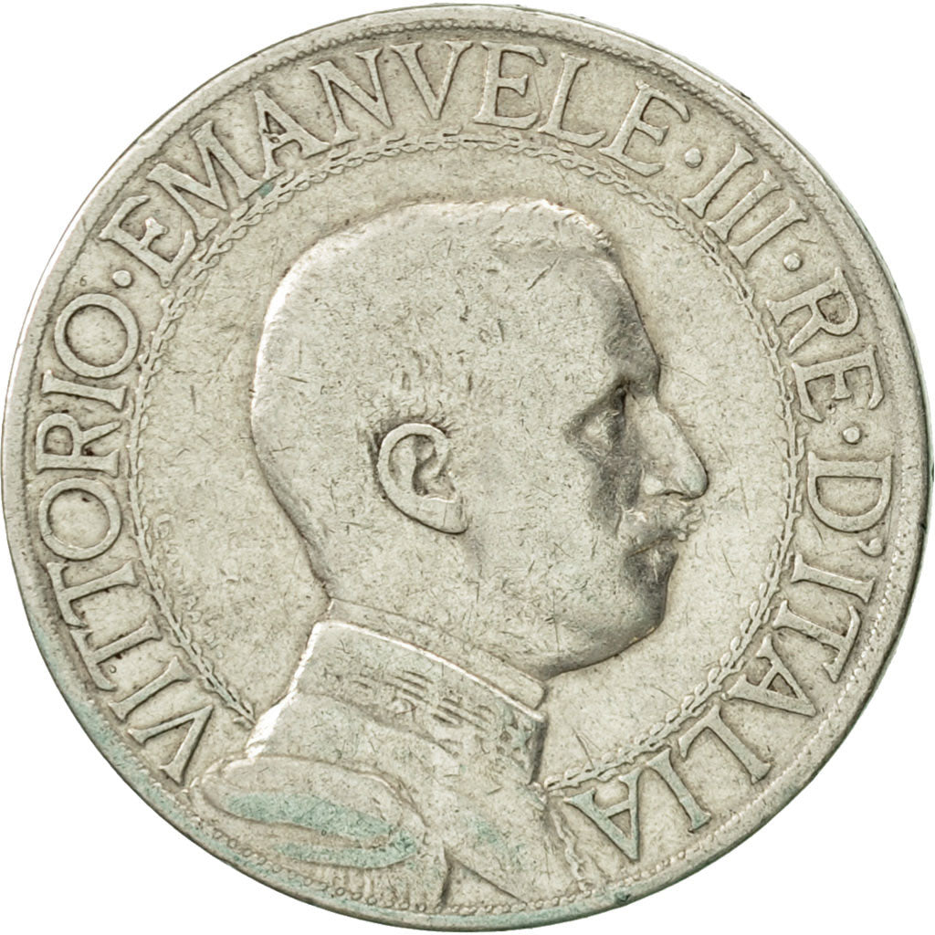 Italien, Vittorio Emanuele III, Lira, 1913, Rome, S+, Silber, KM:45