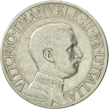 Italien, Vittorio Emanuele III, Lira, 1913, Rome, S+, Silber, KM:45