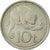 Moneta, Papua Nuova Guinea, 10 Toea, 1976, BB, Rame-nichel, KM:4