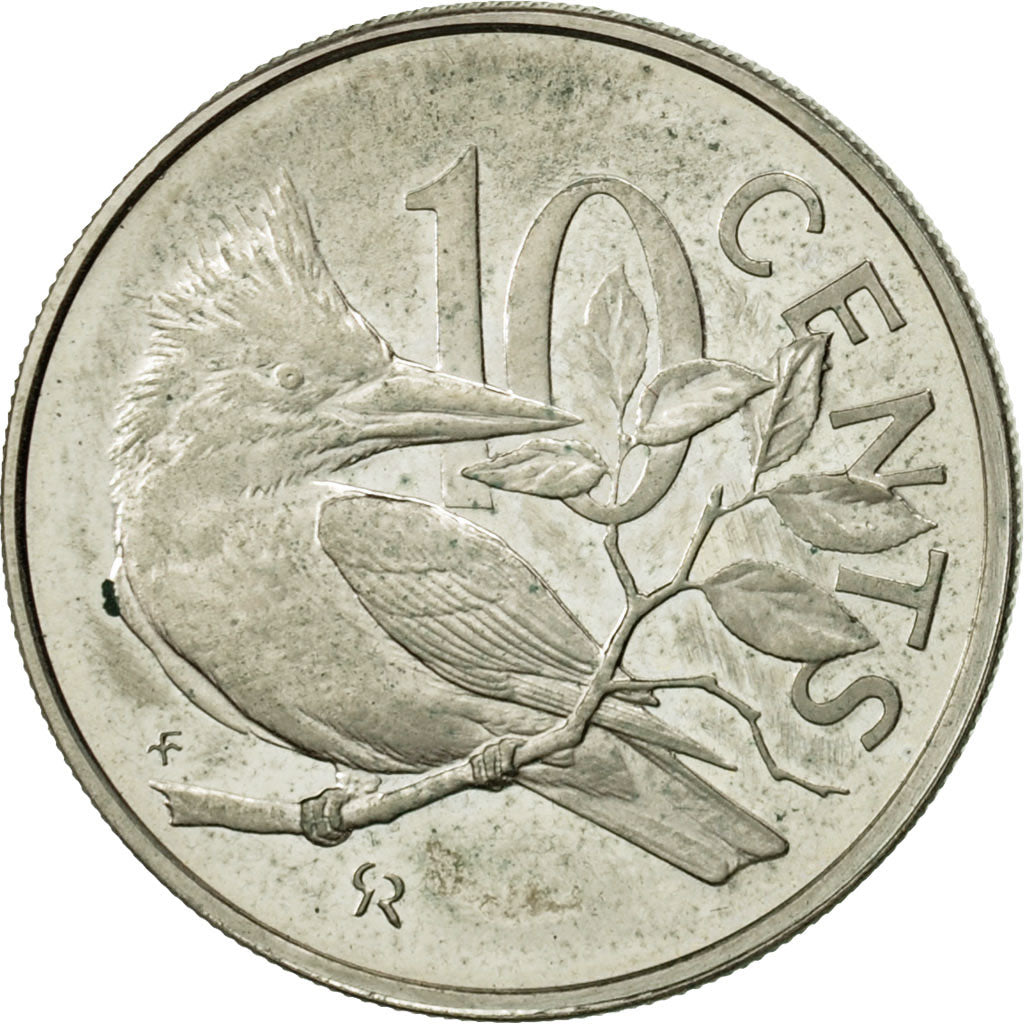 Coin, BRITISH VIRGIN ISLANDS, Elizabeth II, 10 Cents, 1974, Franklin Mint