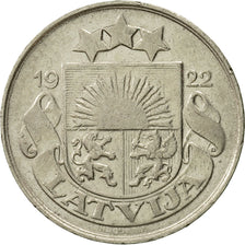 Coin, Latvia, 10 Santimu, 1922, EF(40-45), Nickel, KM:4