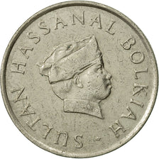 Moneta, BRUNEI, Sultan Hassanal Bolkiah, 10 Sen, 1985, BB, Rame-nichel, KM:17