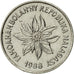 Coin, Madagascar, 2 Francs, 1988, Paris, AU(55-58), Stainless Steel, KM:9