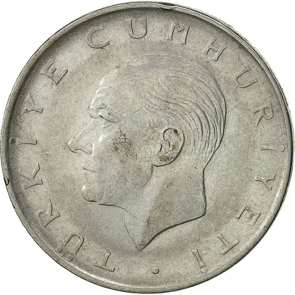 Coin, Turkey, Lira, 1969, EF(40-45), Stainless Steel, KM:889a.2