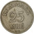 Coin, Denmark, Frederik IX, 25 Öre, 1950, Copenhagen, EF(40-45), Copper-nickel