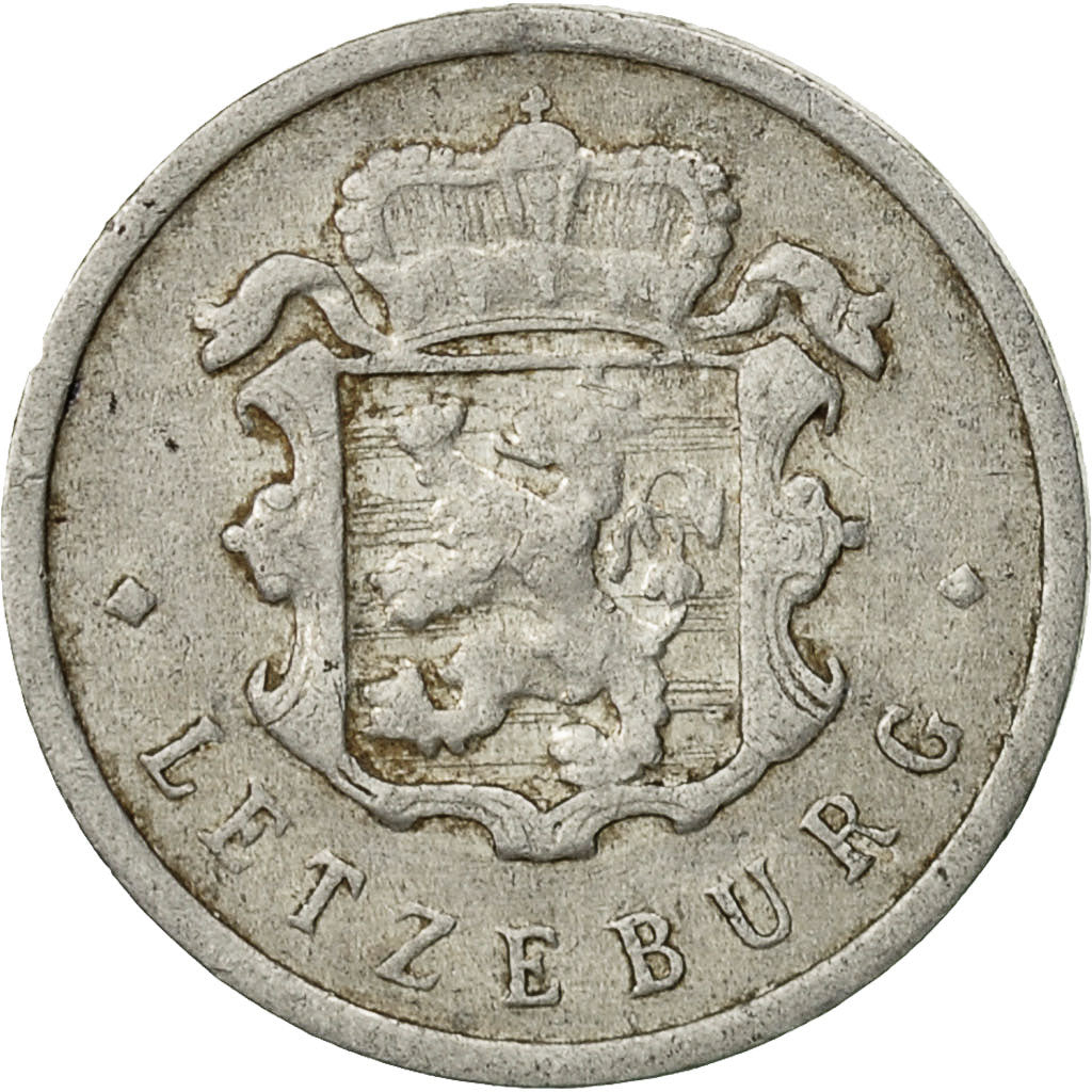 Moneda, Luxemburgo, Jean, 25 Centimes, 1954, MBC, Aluminio, KM:45a.2