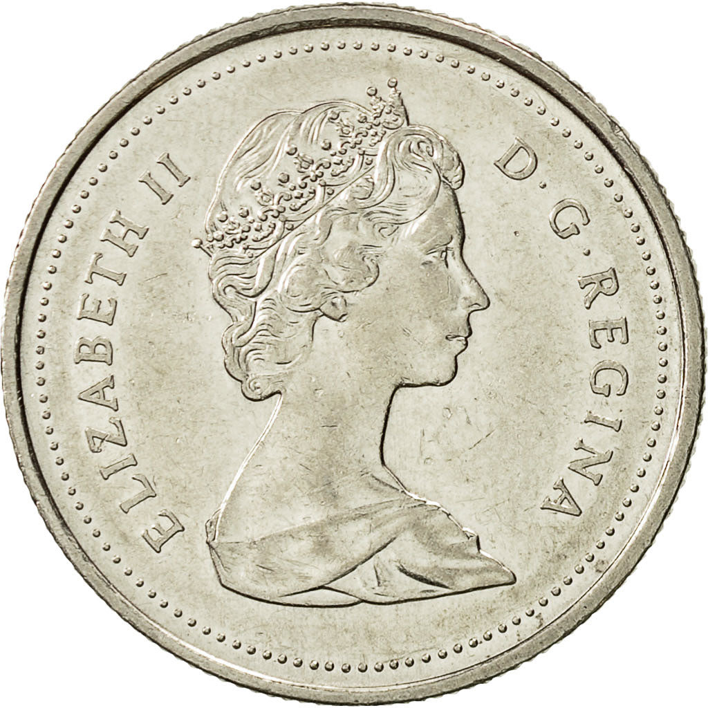 Monnaie, Canada, Elizabeth II, 25 Cents, 1987, Royal Canadian Mint, Ottawa, TTB