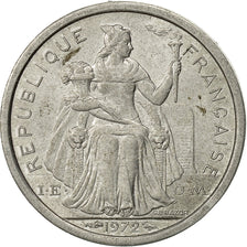 New Caledonia, Franc, 1972, Paris, AU(50-53), Aluminum, KM:10