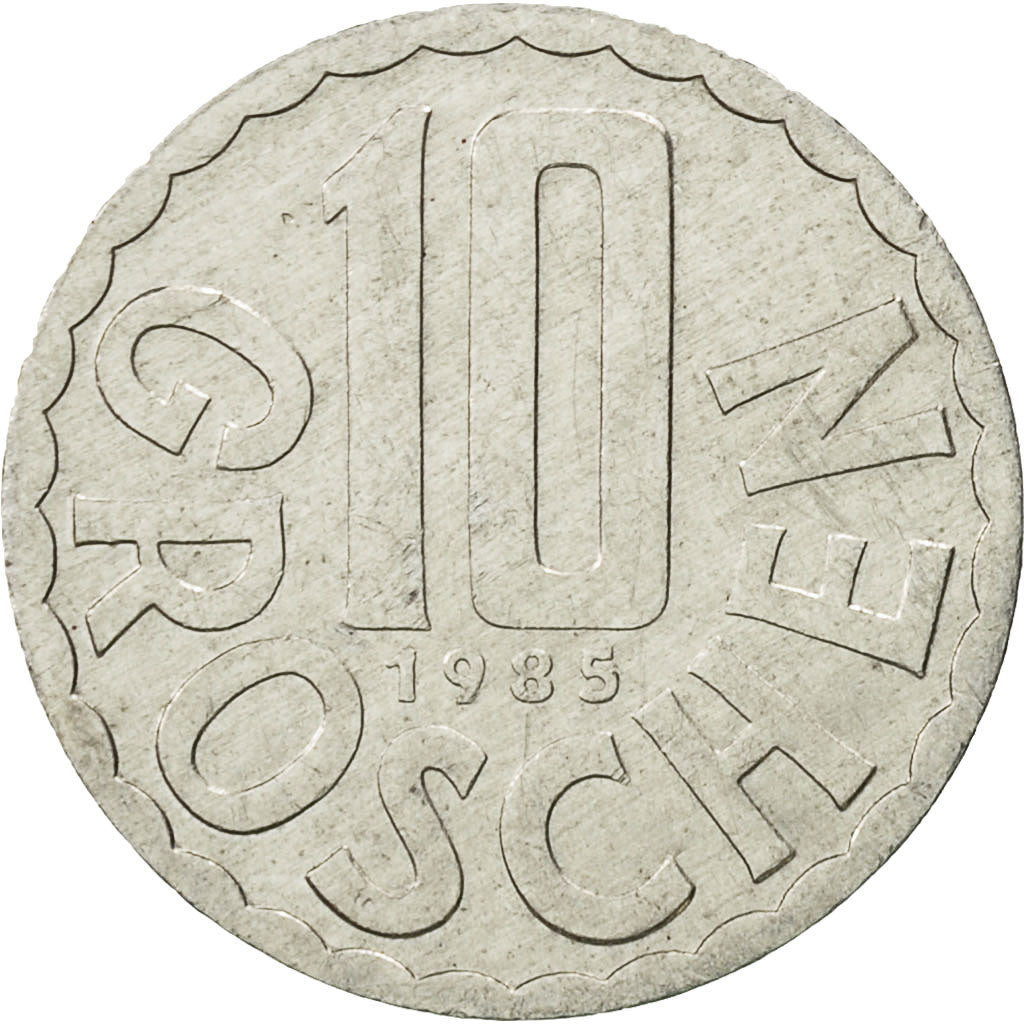 Monnaie, Autriche, 10 Groschen, 1985, Vienna, TTB, Aluminium, KM:2878