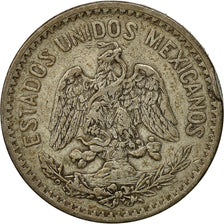 México, 50 Centavos, 1914, Mexico City, MBC, Plata, KM:445