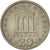 Moneda, Grecia, 20 Drachmai, 1978, MBC, Cobre - níquel, KM:120
