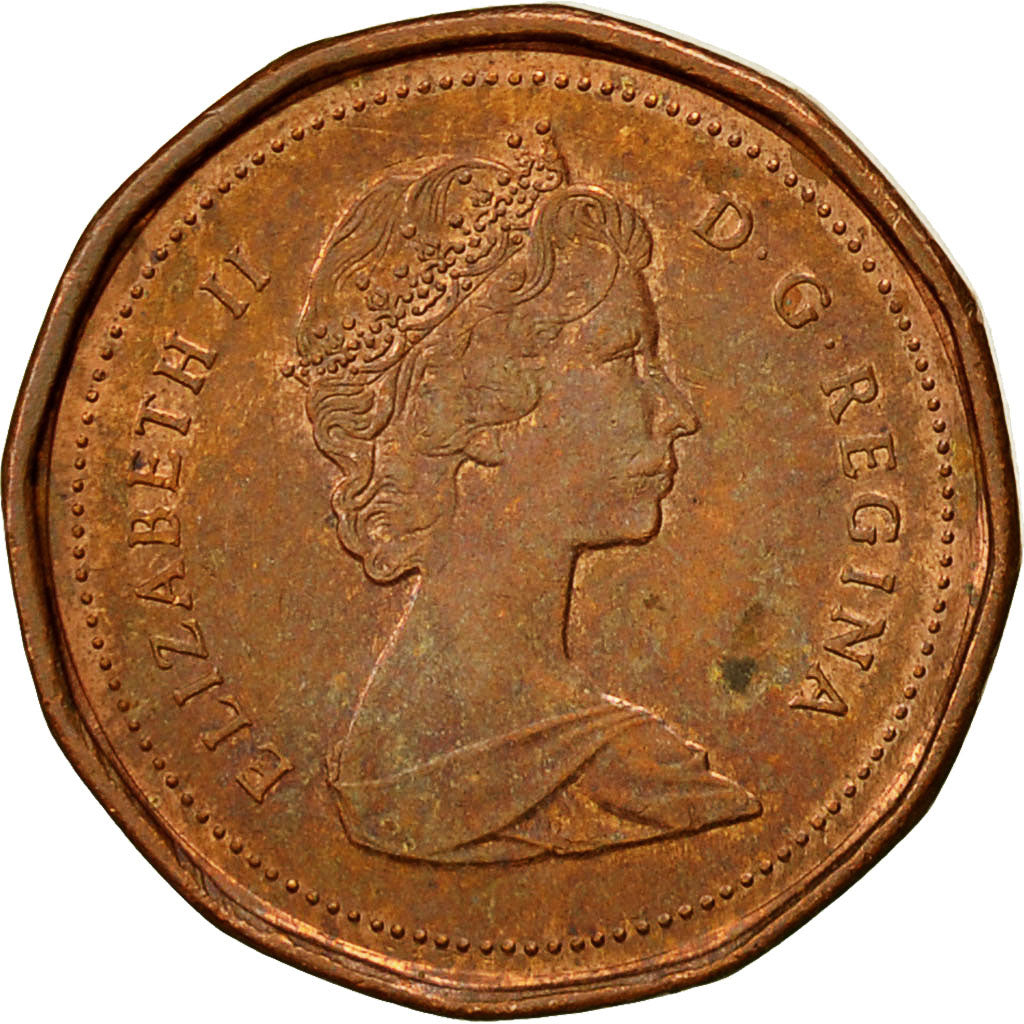 Coin, Canada, Elizabeth II, Cent, 1989, Royal Canadian Mint, Ottawa, EF(40-45)