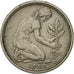Munten, Federale Duitse Republiek, 50 Pfennig, 1950, Stuttgart, ZF