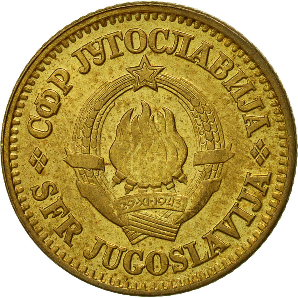 Monnaie, Yougoslavie, 10 Para, 1980, TTB, Laiton, KM:44