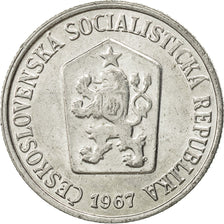Coin, Czechoslovakia, 10 Haleru, 1967, AU(50-53), Aluminum, KM:49.1