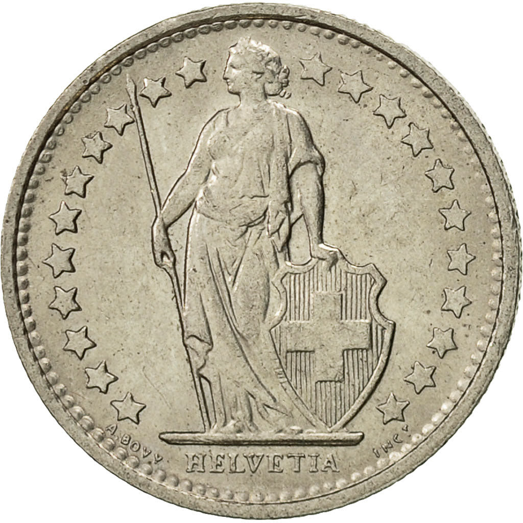 Monnaie, Suisse, 1/2 Franc, 1971, Bern, TTB+, Copper-nickel, KM:23a.1