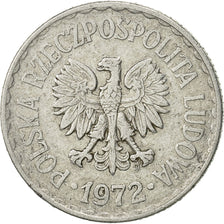 Coin, Poland, Zloty, 1972, Warsaw, EF(40-45), Aluminum, KM:49.1