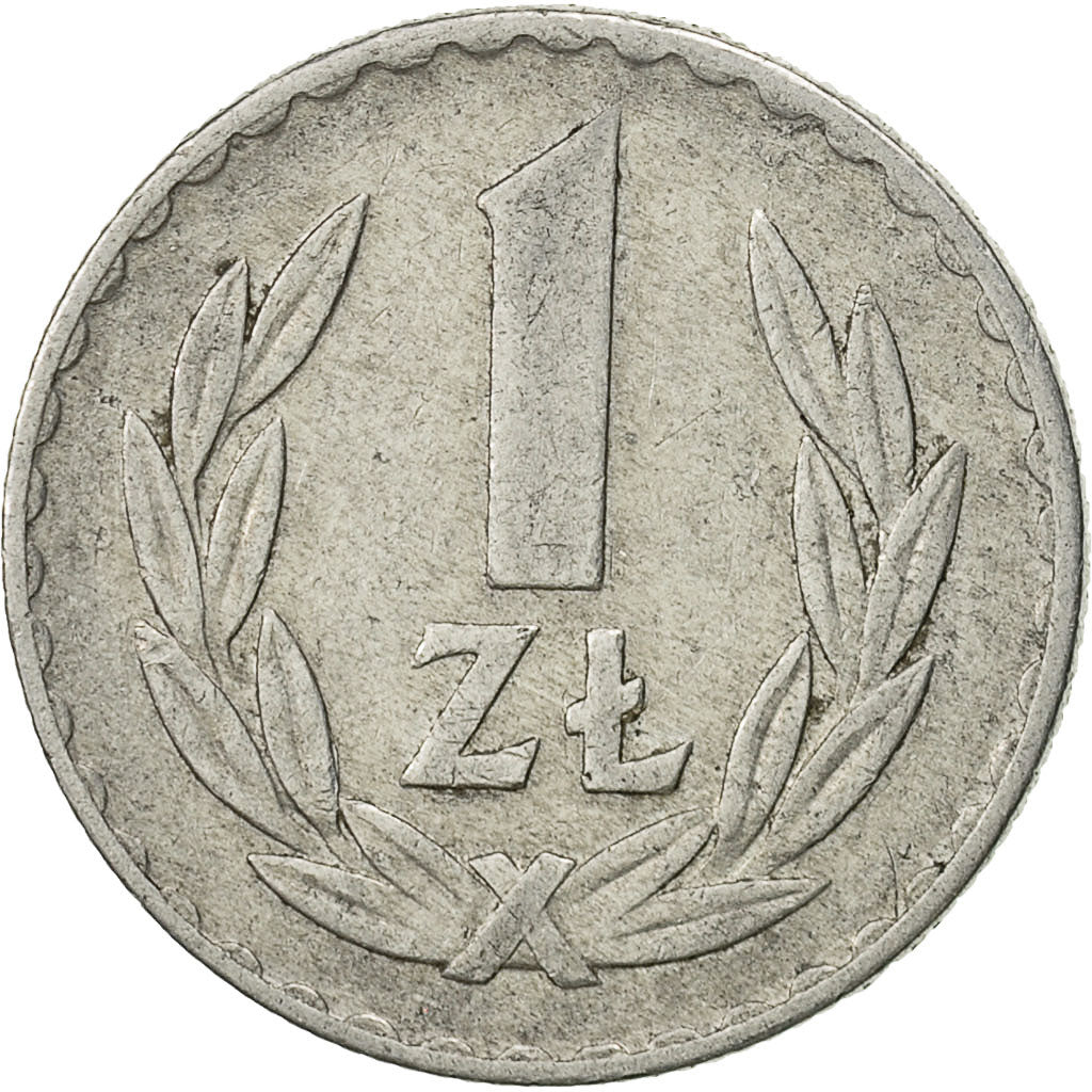 Coin, Poland, Zloty, 1972, Warsaw, EF(40-45), Aluminum, KM:49.1