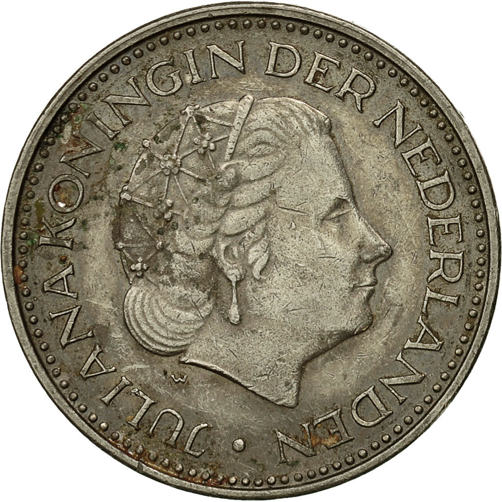 Monnaie, Pays-Bas, Juliana, Gulden, 1972, TTB, Nickel, KM:184a