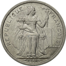 Moneta, Nuova Caledonia, 2 Francs, 1971, Paris, SPL-, Alluminio, KM:9