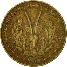 Stati dell'Africa occidentale, 5 Francs, 1960, Paris, BB, Alluminio-bronzo, KM:2