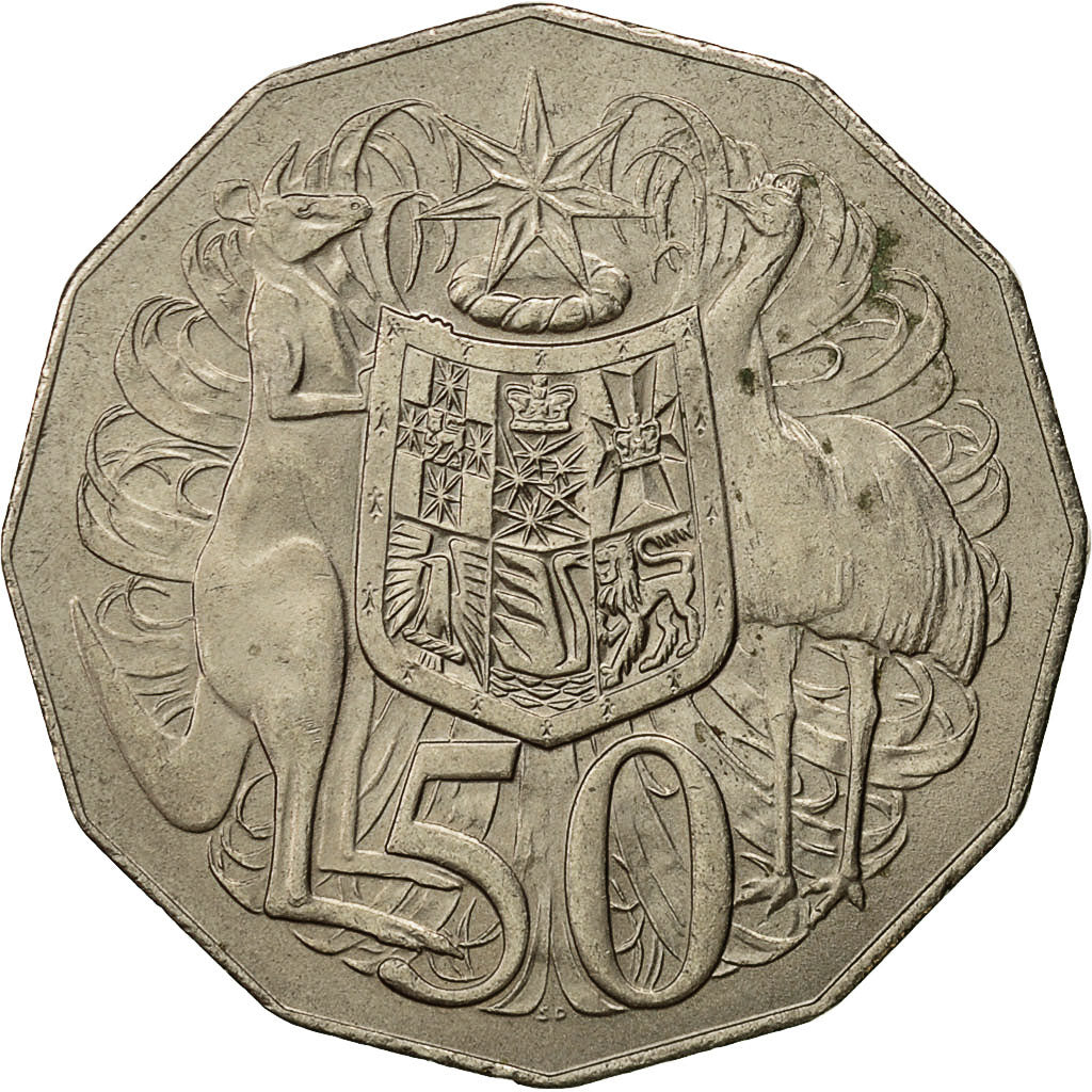 Coin, Australia, Elizabeth II, 50 Cents, 1978, AU(50-53), Copper-nickel, KM:68