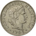 Moneda, Suiza, 20 Rappen, 1964, Bern, MBC, Cobre - níquel, KM:29a