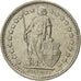 Coin, Switzerland, 1/2 Franc, 1975, Bern, EF(40-45), Copper-nickel, KM:23a.1