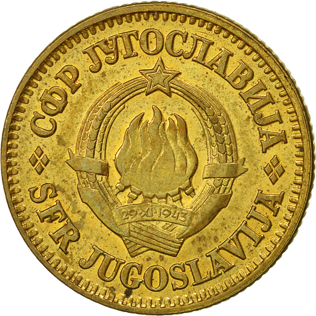 Monnaie, Yougoslavie, 10 Para, 1981, TTB, Laiton, KM:44