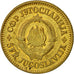 Moneta, Jugosławia, 10 Para, 1981, EF(40-45), Mosiądz, KM:44