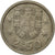 Moneda, Portugal, 2-1/2 Escudos, 1975, MBC, Cobre - níquel, KM:590