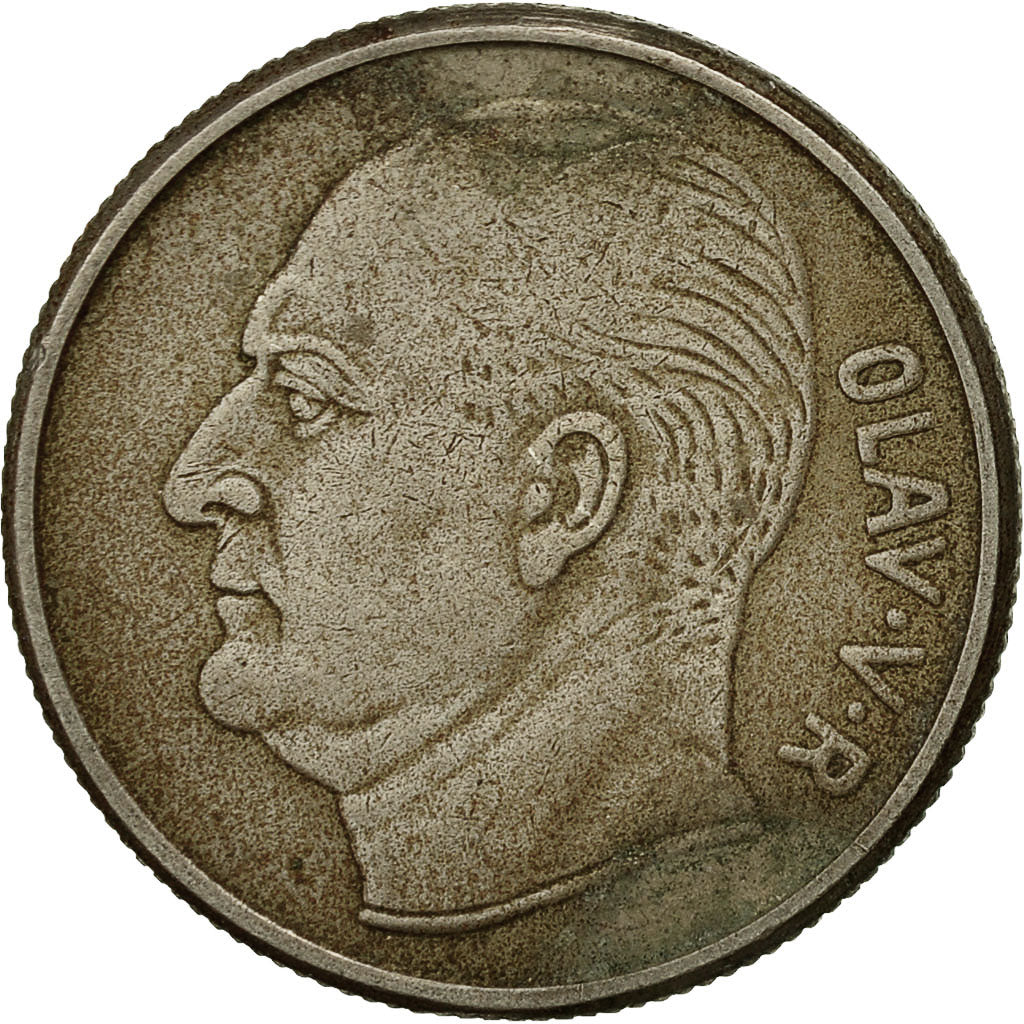 Monnaie, Norvège, Olav V, Krone, 1962, TTB, Copper-nickel, KM:409