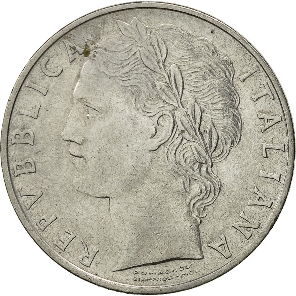 Coin, Italy, 100 Lire, 1965, Rome, EF(40-45), Stainless Steel, KM:96.1