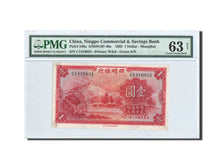 Banconote, Cina, 1 Dollar, 1933, KM:549a, 1933, graded, PMG, 6009061-003, SPL