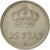 Coin, Spain, Juan Carlos I, 25 Pesetas, 1979, EF(40-45), Copper-nickel, KM:808