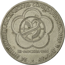 Munten, Rusland, Rouble, 1985, Saint-Petersburg, ZF, Copper-nickel, KM:199.1