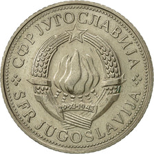 Münze, Jugoslawien, 5 Dinara, 1971, VZ, Copper-Nickel-Zinc, KM:58