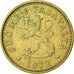 Coin, Finland, 10 Pennia, 1972, EF(40-45), Aluminum-Bronze, KM:46