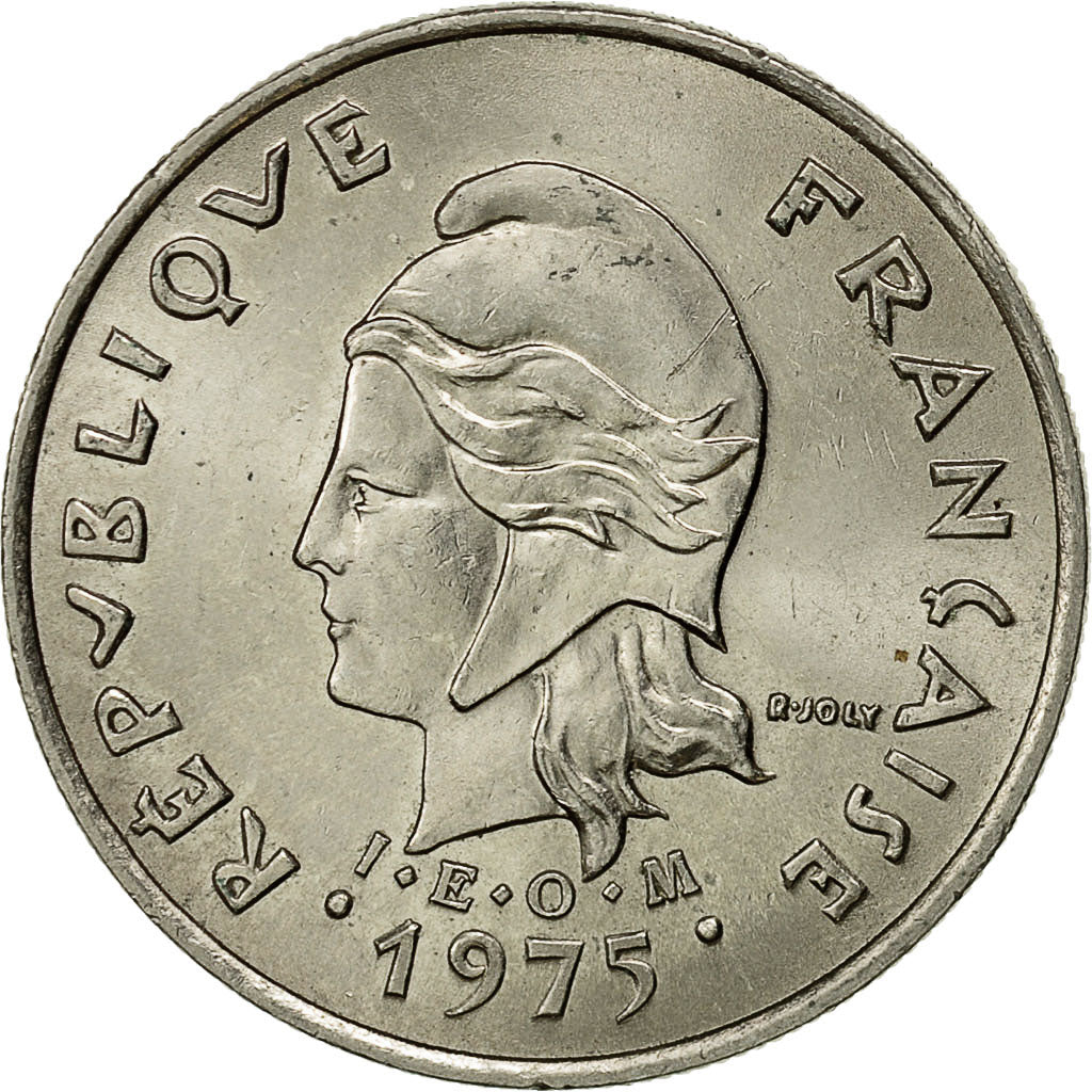 Monnaie, French Polynesia, 10 Francs, 1975, Paris, SUP, Nickel, KM:8
