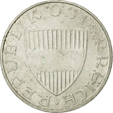 Munten, Oostenrijk, 10 Schilling, 1973, ZF+, Zilver, KM:2882
