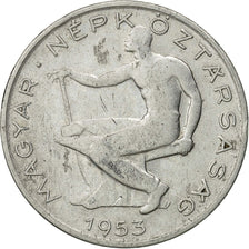 Coin, Hungary, 50 Fillér, 1953, Budapest, VF(30-35), Aluminum, KM:551