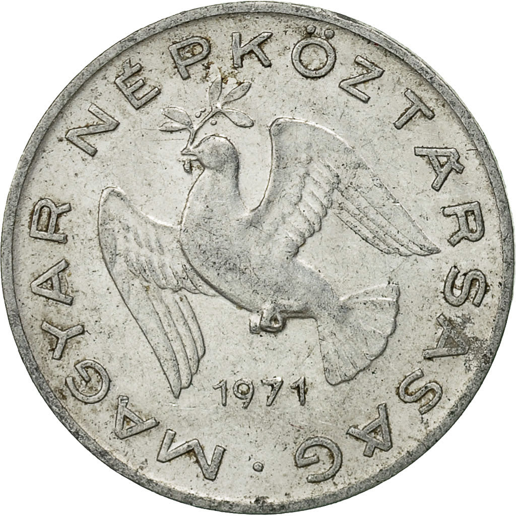Monnaie, Hongrie, 10 Filler, 1971, Budapest, TTB, Aluminium, KM:572