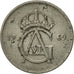 Coin, Sweden, Gustaf VI, 25 Öre, 1969, EF(40-45), Copper-nickel, KM:836