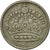 Moneda, Suecia, Gustaf VI, 25 Öre, 1954, MBC, Plata, KM:824