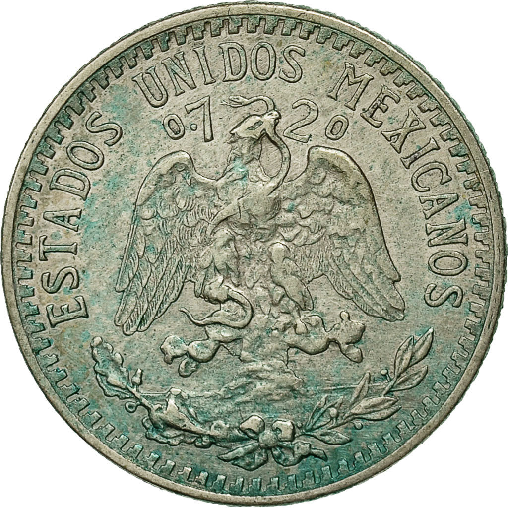 Mexico, 20 Centavos, 1937, Mexico City, EF(40-45), Silver, KM:438