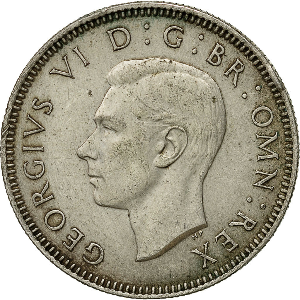 Great Britain, George VI, Shilling, 1938, EF(40-45), Silver, KM:853