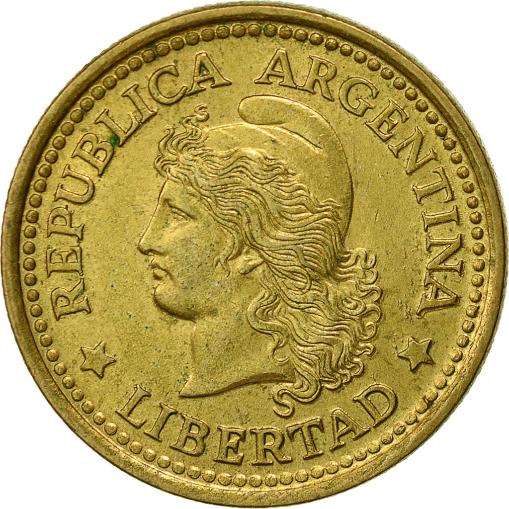 Moneta, Argentina, 50 Centavos, 1974, BB+, Alluminio-bronzo, KM:68
