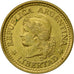 Moneta, Argentina, 50 Centavos, 1974, AU(50-53), Aluminium-Brąz, KM:68